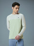 Men Colorblock Slim Fit Crew Neck T-shirt with TECHNO COOL+
