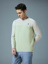 Men Colorblock Slim Fit Crew Neck T-shirt with TECHNO COOL+
