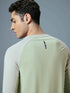 Men Colorblock Slim Fit Crew Neck T-shirt with TECHNO COOL+