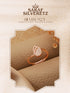 925 Sterling Silver Rose Gold Plated AD Studded Leaf Shaped Proposal Adjustable Finger Ring