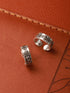 925 Sterling Silver Oxidised Embossed Leafy Toe Ring