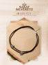 925 Sterling Silver Black Beads Butterfly Charms Payal Anklet