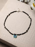 925 Sterling Silver Blue Enamelled Butterfly Charms Payal Anklet