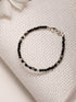 925 Unisex Charms Baby Nazariya Bracelets With Black & Silver Beads Adjustable Bracelet
