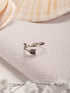 925 Sterling Silver Oxidised Dailywear Minimal Trendy Arrow Adjustable Finger Ring