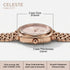 Celeste Pink Dial Women Analog Watch - CLW-CT-77