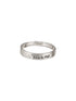 925 Sterling Silver Rhodium Plated Contemporary Adjustable Band Coupe Finger Ring For Her