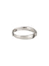 925 Sterling Silver Rhodium Plated Contemporary Adjustable Band Coupe Finger Ring For Her