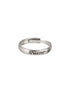 925 Sterling Silver Rhodium Plated Dailywear Adjustable Band Finger Rings