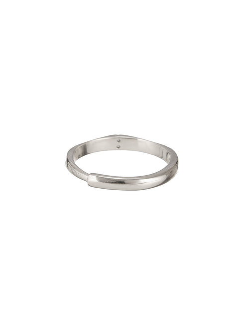 925 Sterling Silver Elegant Promise Adustable Band Finger Ring