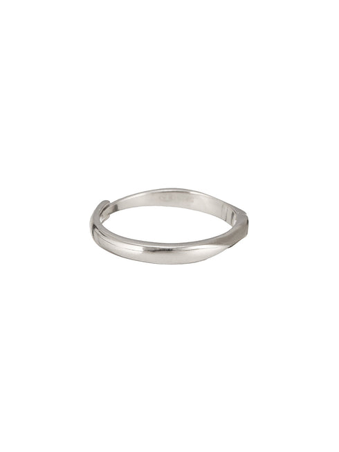 925 Sterling Silver Elegant Promise Adustable Band Finger Ring