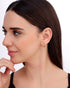 925 Sterling Silver 18kt Rose Gold Plated Timeless Classic Hoop Earring