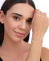 925 Sterling Silver Rhodium Plated CZ Buttefly Charm Bracelet
