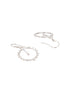 925 Sterling Silver Tribal Round Boho Minimal Drop Earrings