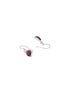 925 Sterling Silver Red Original Garnet Gemstone Studded Elegant Handcrafted Minimal Charm Earrings
