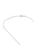 925 Sterling Silver Amethyst Gemstone Studded Minimal Boho Necklace & Chain