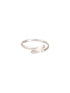 925 Sterling Silver Quirky Minimal Statement Band Finger Ring