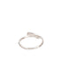 925 Sterling Silver Quirky Minimal Statement Band Finger Ring