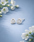 925 Sterling Silver Rhodium Plated CZ Mini Stud Earring