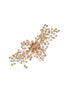 Gold Toned Green Pearl Beaded Bridal Hair pin