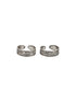 925 Sterling Silver Oxidised Flower Design Adjustable Pair Of Toe Ring