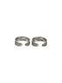 925 Sterling Silver Oxidised Flower Design Adjustable Pair Of Toe Ring