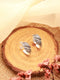 925 Sterling Silver Oxidised Dual Leaf Minima Adjustable Pair Of Toe Ring