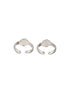 925 Sterling Silver Oxidised Bloom Flower Design Adjustable Pair Of Toe Ring
