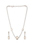 Anti-tarnish Silver Toned Trendy Chain Jewelry Set