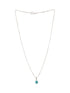 925 Sterling Silver Minimal Dailywear Evil Eye Locket Necklace & Chain