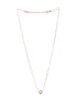 925 Sterling Silver Rose Gold Pearl Beaded Minimal Delicate Necklace & Chain