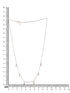 925 Sterling Silver CZ Studded Unique Solitaire Charms Necklace & Chain