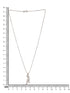 925 Sterling Silver CZ Studded Bird Shaped Charms Pendant Necklace & Chain