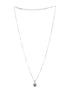 925 Sterling Silver Rhodium Plated Minimal Evil Eye Locket Pendant Necklace & Chain