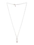 925 Sterling Silver CZ Studded Dainty Rectangular Link Locket Necklace & Chain