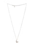 925 Sterling Silver CZ Studded Butterfly Charms Dainty Pendant Necklace & Chain