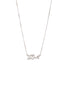 925 Sterling Silver CZ Studded Dainty Love Minimal Valentine Locket Necklace & Chain