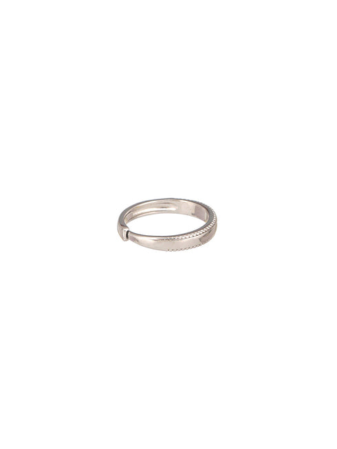 925 Sterling Silver Elegant Minimal Adjustable Band Finger Ring