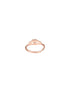 925 Sterling Silver Rose Gold Plated AD Studded Minimal Crown Finger Ring