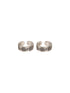 925 Sterling Silver Oxidised Embossed Leafy Toe Ring