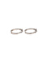 925 Sterling Silver Ruby Red Minimal Trendy Toe Ring