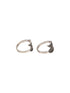 925 Sterling Silver Oxidised Leafy Minimal Toe Ring