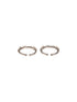 925 Sterling Silver Dual Toned Designer Butterfly Toe Rings