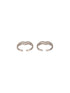 925 Sterling Silver AD Studded Minimal Band Toe Ring
