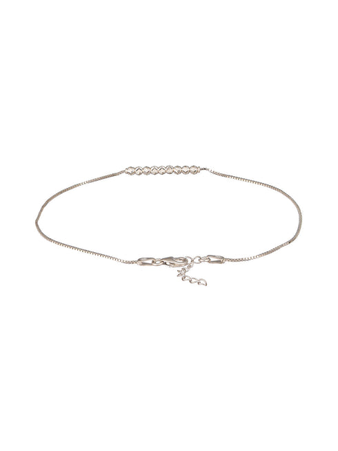 925 Silver Snake Chain Payal Anklet