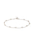 925 Sterling Silver Ball Chain Delicate Designer Minimal Anklet Pair