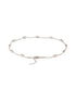 925 Sterling Silver Ball Chain Delicate Designer Minimal Anklet Pair