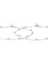 925 Sterling Silver Ball Chain Delicate Designer Minimal Anklet Pair