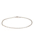 925 Sterling Silver Rhodium Plated Delicate Trendy Link Pair of Payal Anklet