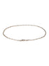 925 Sterling Silver Rhodium Plated Delicate Trendy Link Pair of Payal Anklet
